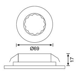 LW966 Sabit LED Spot (3000K) - 2