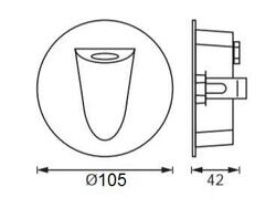 LW986 LED Duvar Armatürü (3000K) - 2